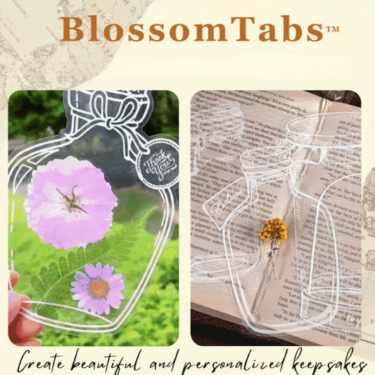 BlossomTabs - Transparent DIY Bookmark Stickers for Book Lovers (20+20 Free) — image 1